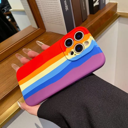 Stripe Case Rainbow Phone