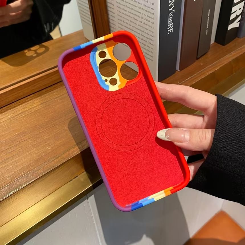 Stripe Case Rainbow Phone