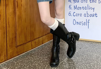 Mid Rise Washed Denim Shorts