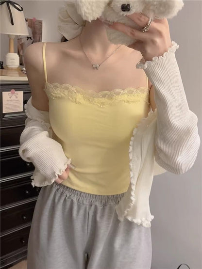 Lace Trim Camisole Top