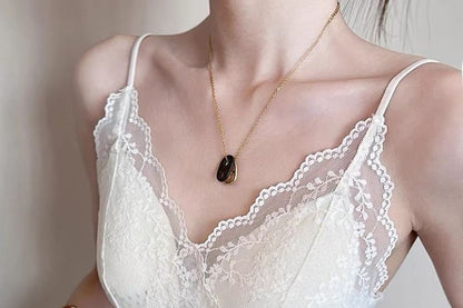 Sheer Lace V-Neck Bra Top