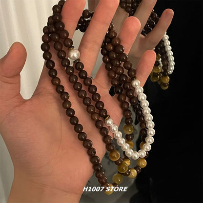 Faux Gemstone / Faux Pearl Bracelet (Various Designs)