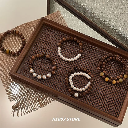 Faux Gemstone / Faux Pearl Bracelet (Various Designs)