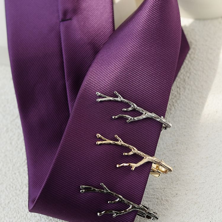 Branches Alloy Tie Clip