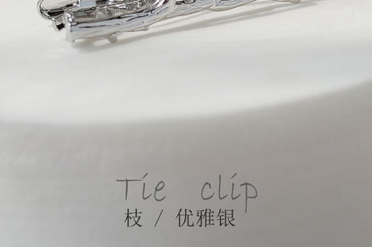 Branches Alloy Tie Clip