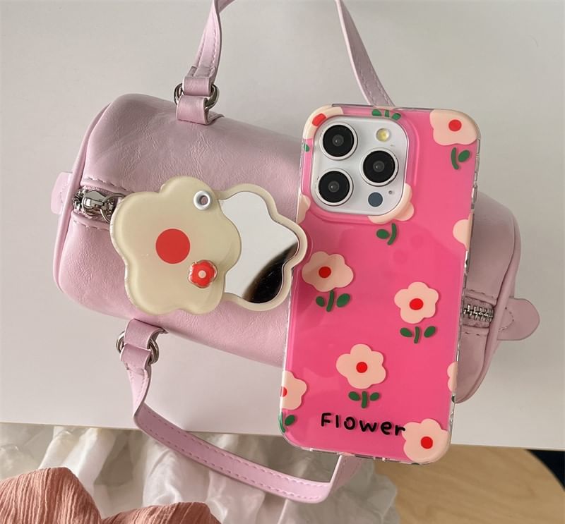 Case with Phone (Compatible Floral MagSafe) Magnetic