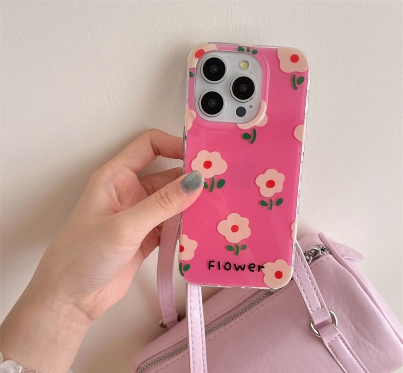 Case with Phone (Compatible Floral MagSafe) Magnetic
