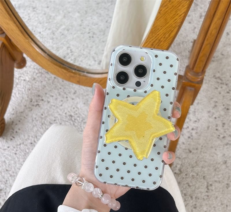 Case with Magnetic Phone Dot (Compatible Polka MagSafe)