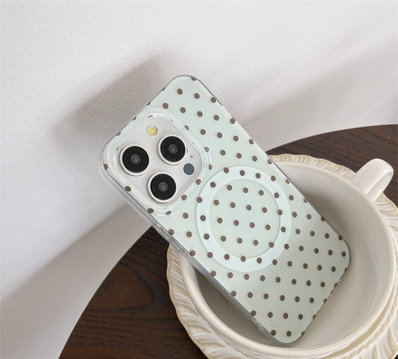 Case with Magnetic Phone Dot (Compatible Polka MagSafe)