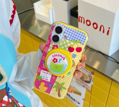 Panel Cartoon MagSafe) Magnetic (Compatible with Phone Case