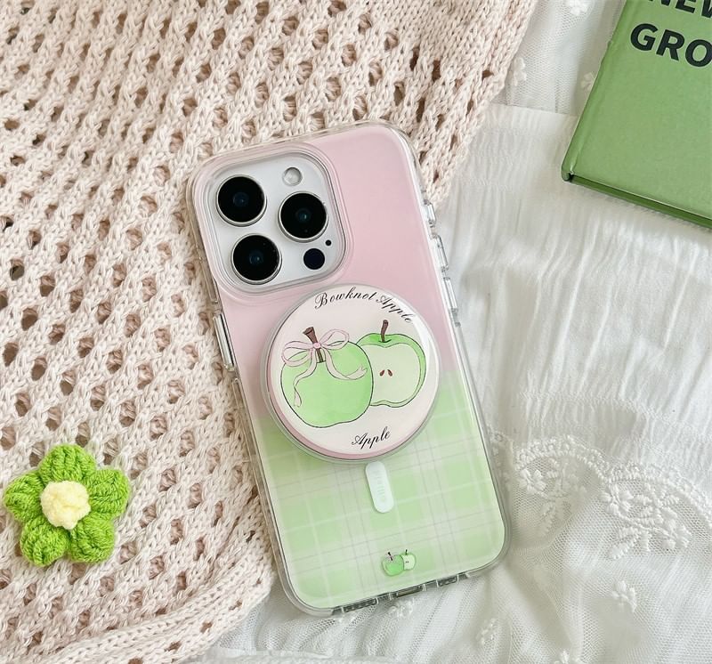 Plaid Case Magnetic with Apple Phone MagSafe) (Compatible