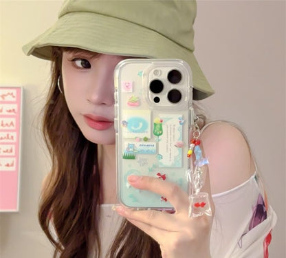 / Case Phone Goldfish Charm Set