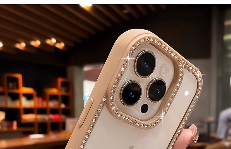 iPhone Rhinestone Case Transparent