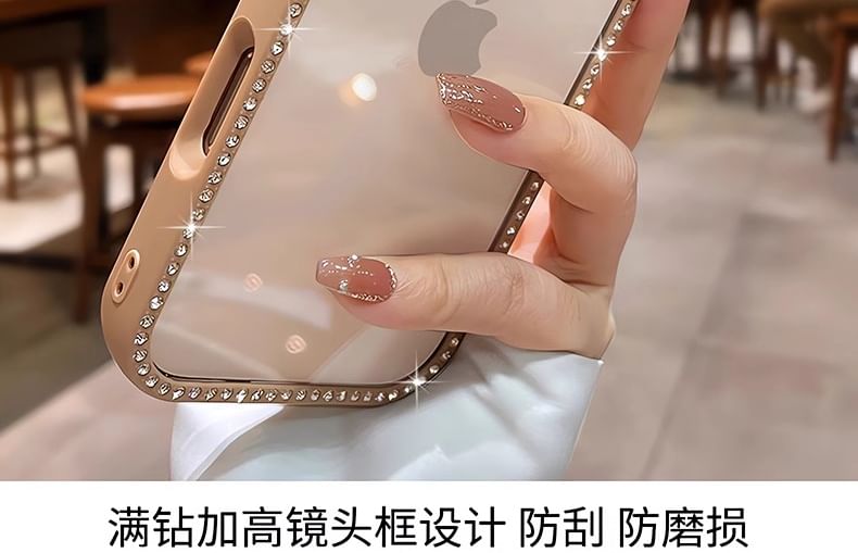 iPhone Rhinestone Case Transparent
