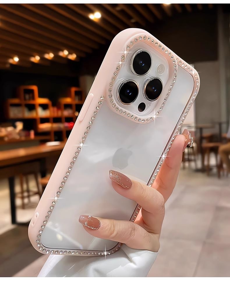 iPhone Rhinestone Case Transparent