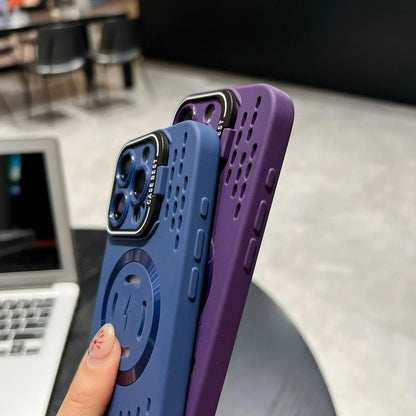 MagSafe) iPhone Case Perforated with (Compatible Magnetic