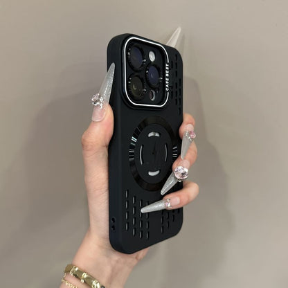 MagSafe) iPhone Case Perforated with (Compatible Magnetic