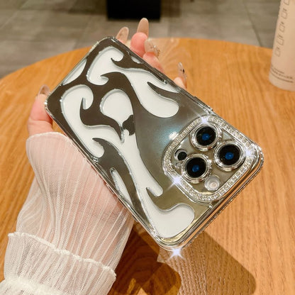 Case iPhone Rhinestone Flame