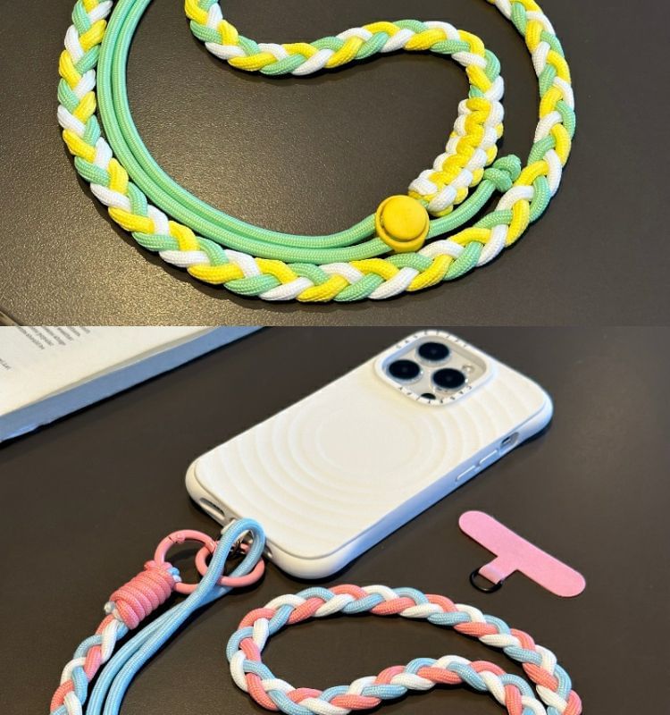 Braided with Strap Phone Lanyard Pad