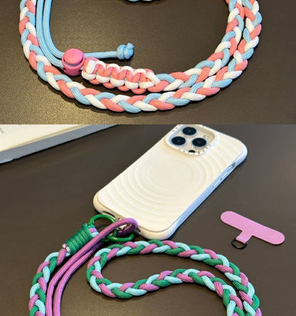 Braided with Strap Phone Lanyard Pad