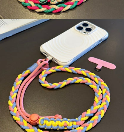 Braided with Strap Phone Lanyard Pad