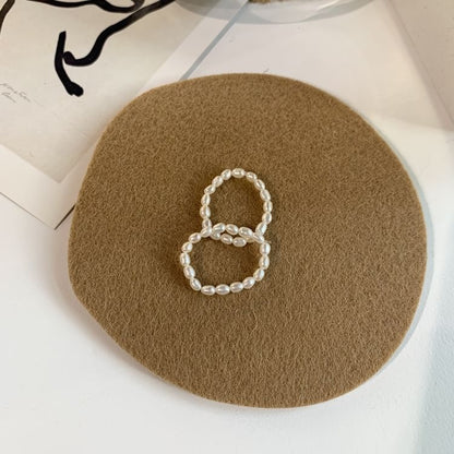 Ring Natural Beaded Pearl