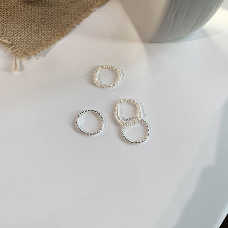 Ring Natural Beaded Pearl