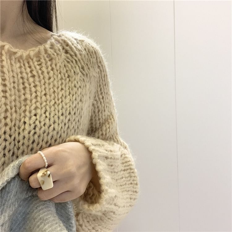 Ring Natural Beaded Pearl