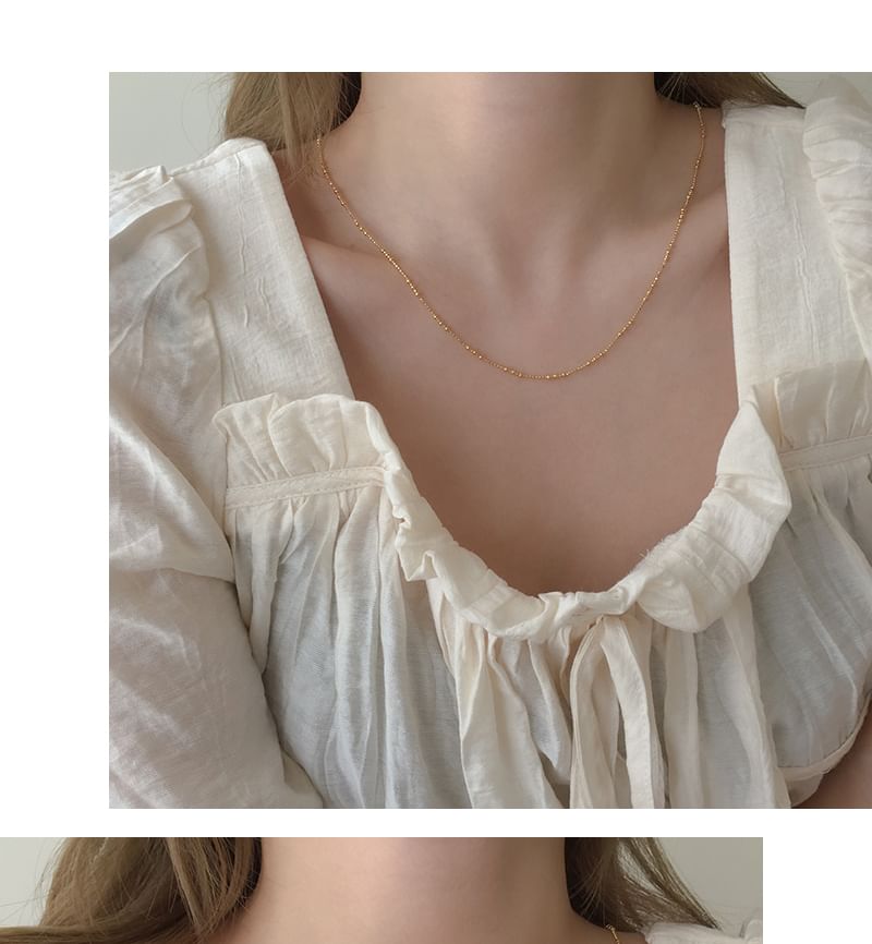 925 Dainty Necklace Sterling Silver