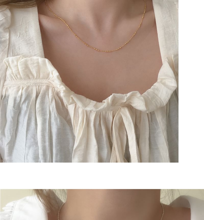 925 Dainty Necklace Sterling Silver