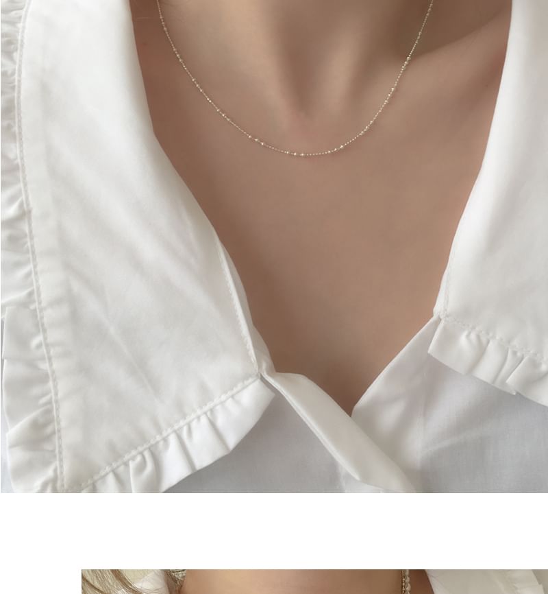 925 Dainty Necklace Sterling Silver