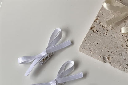 Hair Plain Clip 3: Bow Set of