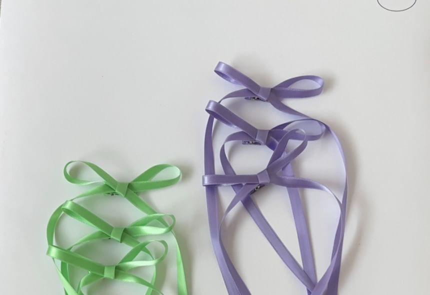 Clip 3: Bow of Hair Set Plain