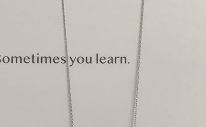 Sterling Necklace Bow Beaded 925 Silver