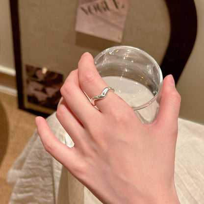 Rhinestone Ring Set Open /