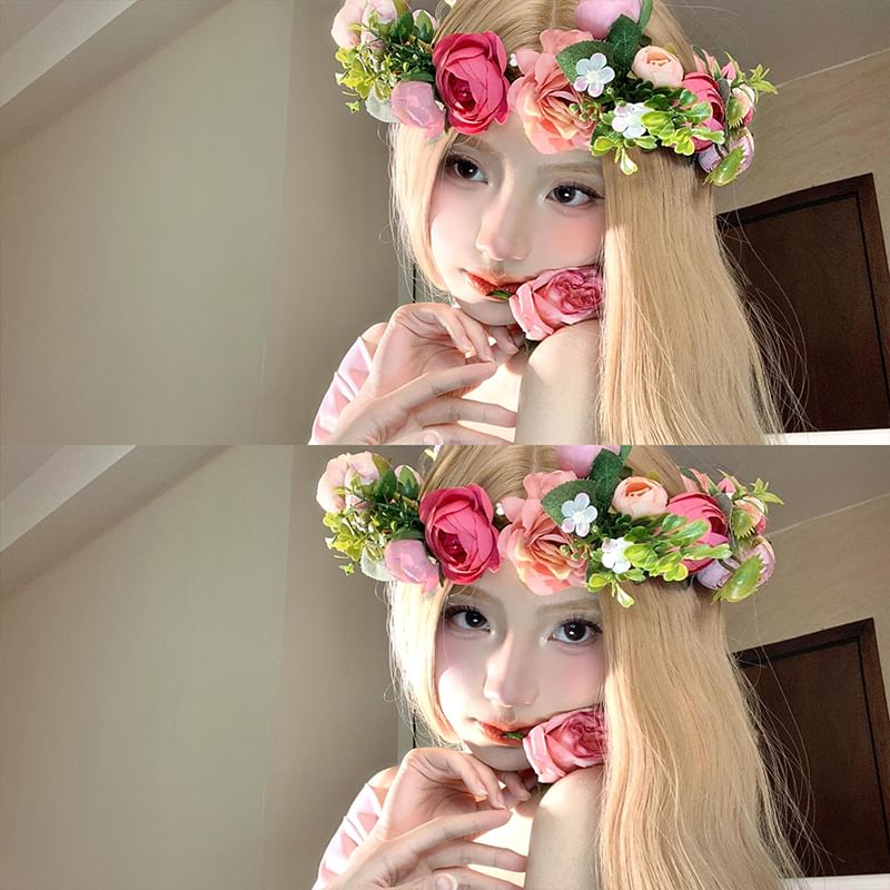 Floral Wreath Headpiece