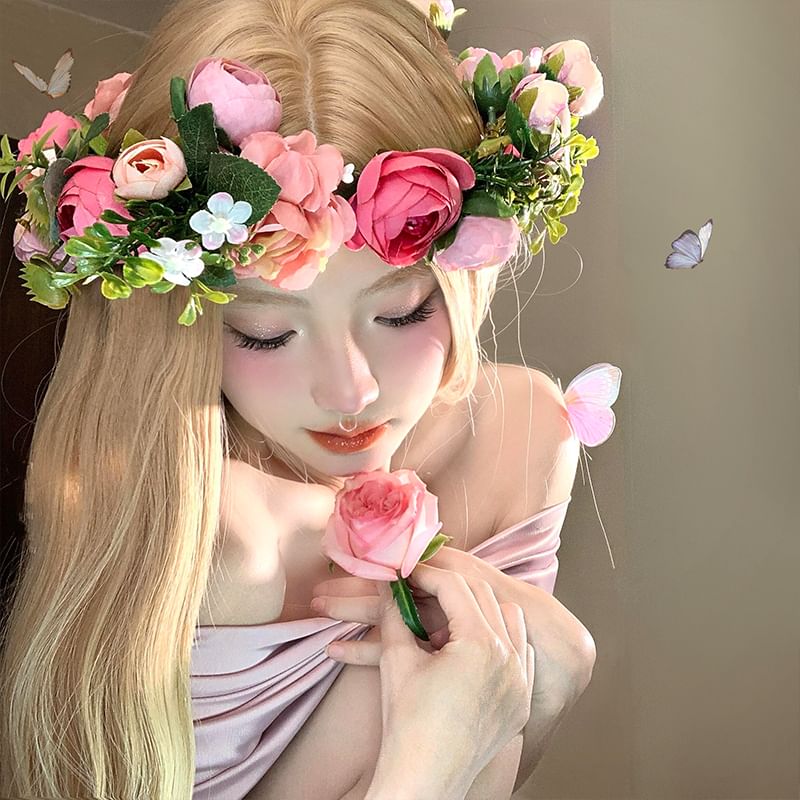 Floral Wreath Headpiece