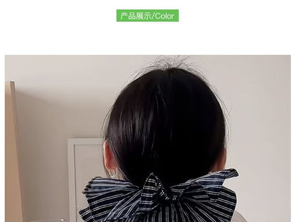 Ruffle Scrunchie Striped