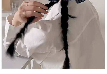 Ruffle Scrunchie Striped