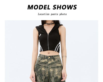[XL] Mid Rise Camouflage Baggy Cargo Pants (Various Designs)