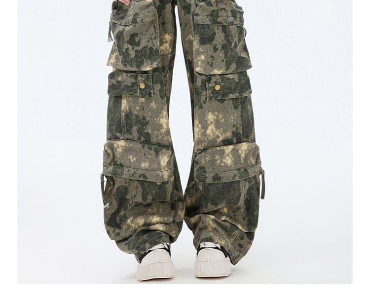[XL] Mid Rise Camouflage Baggy Cargo Pants (Various Designs)
