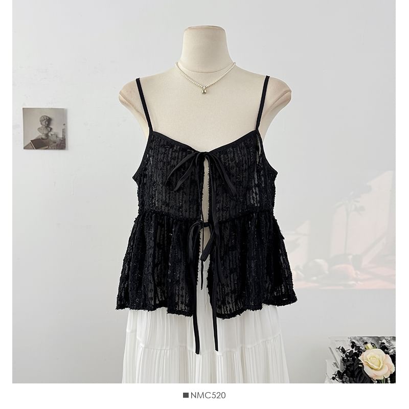 Lace Crop Camisole Top