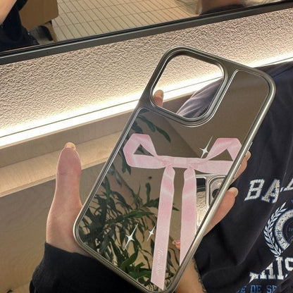 Mirror Print Ribbon Case Phone