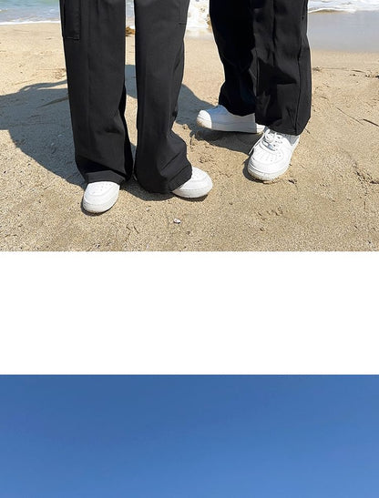 Unisex Wide-Leg Cargo Pants
