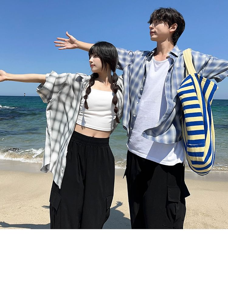 Unisex Wide-Leg Cargo Pants
