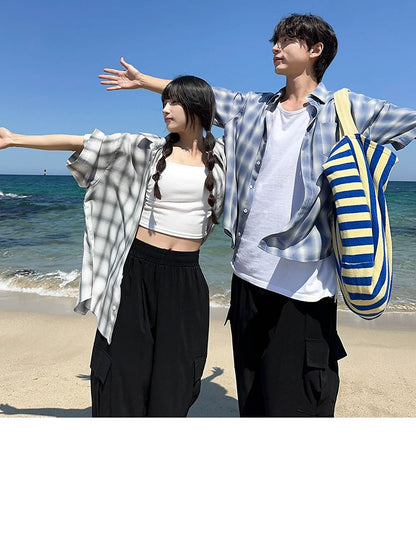 Unisex Wide-Leg Cargo Pants