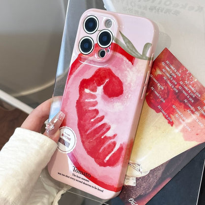 Case Phone Print Tomato