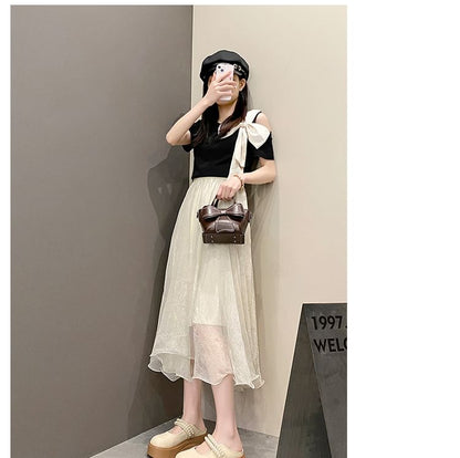 Platform Faux Pearl Accent Mary Jane Mules