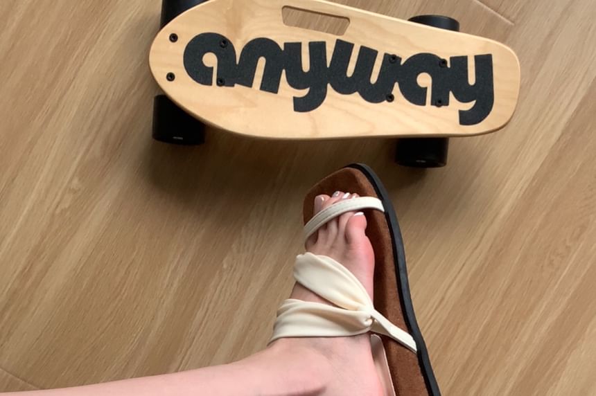 Wedge Heel Square Toe Strappy Sandals