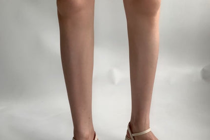 Chunky Heel Square Toe Ankle Strap Sandals